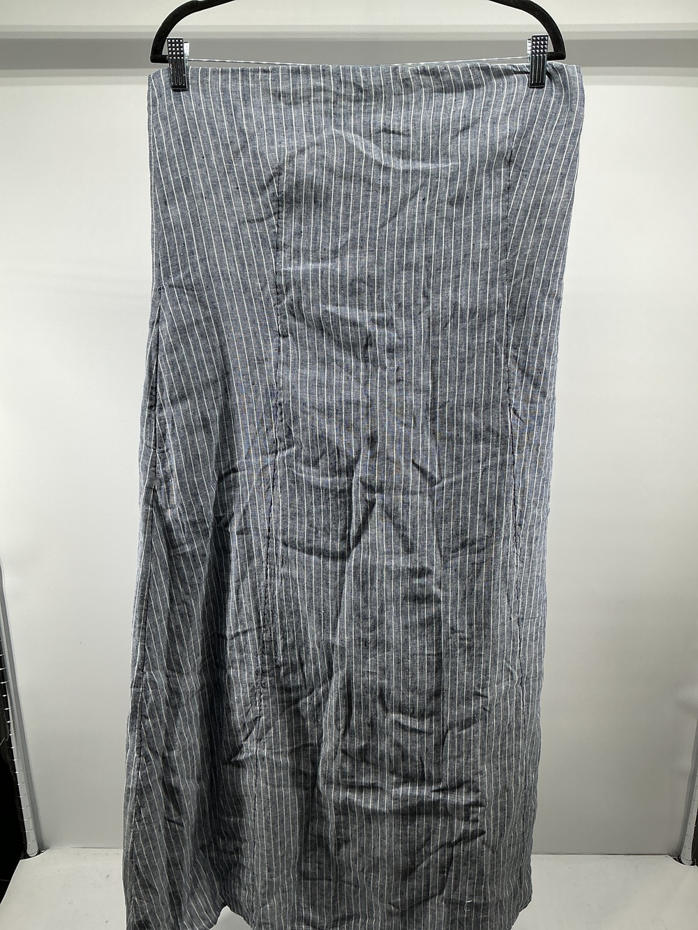 100% European Linen Strapless Maxi Dress